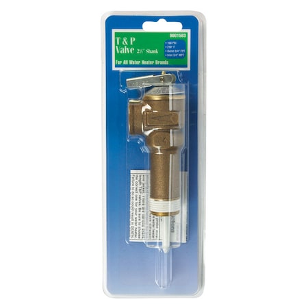 Reliance Water Heaters Reliance 2-1/2 in. MNPT Brass Relief Valve 1 pc 100108601